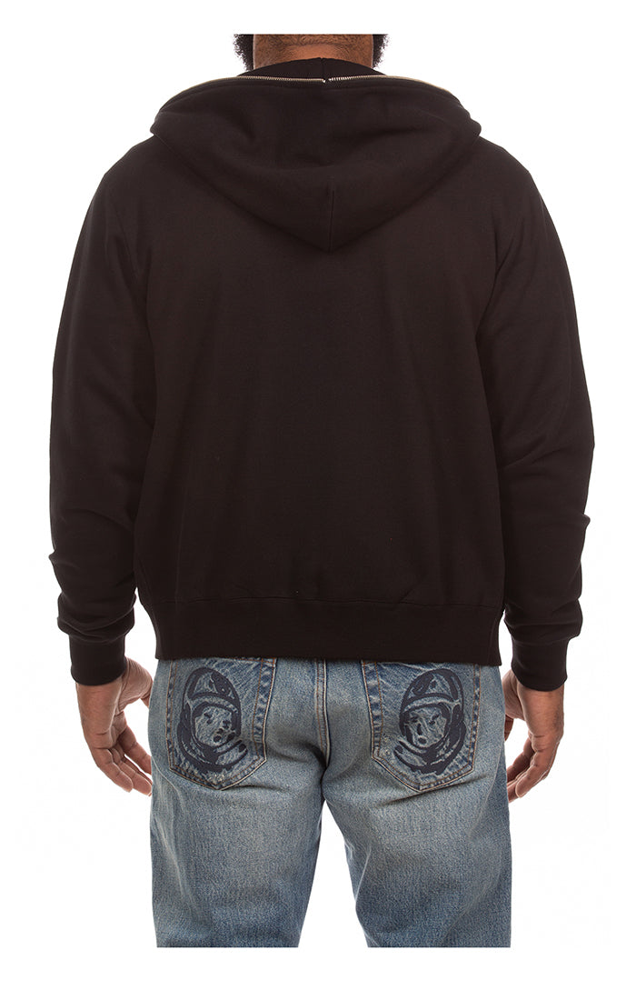 BBC Black BB Script Zip Hoodie (861-2303)