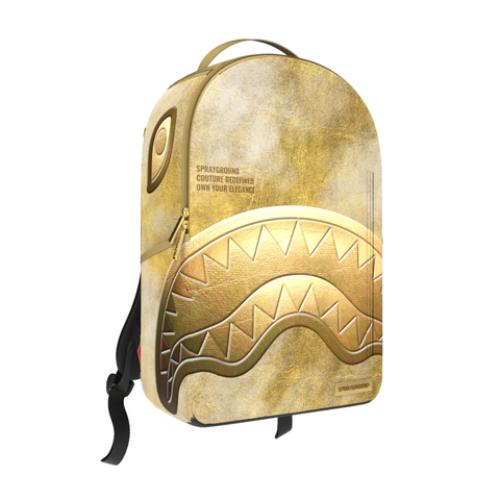 Sprayground Gold Weathered Backpack (B8150)