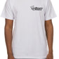 White Billionaire Boys Club BBC Swing Short Sleeve Tee with Style Number 851-4207, featuring iconic branding and comfortable fit