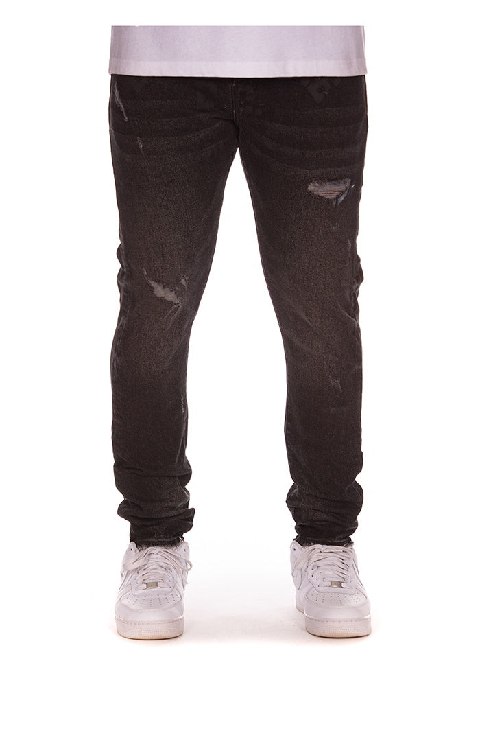 BBC Midnight BB Trek Jeans (Slim Fit) (841-9104) shown from the front, highlighting the dark wash and slim fit design