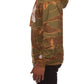BBC Chipmunk BB Camo Arch Hoodie (841-9301) in green camo print with hood and front pocket