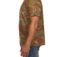 Back view of the BBC Capulet Olive BB Helmet Camo SS Tee (841-9212) t-shirt, featuring the bold BBC logo and comfortable fit for outdoor activities
