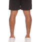 Front view of Ice Cream Running Dog black shorts style 451-3106 highlighting modern athletic design