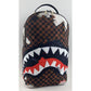 Sprayground Sharks in Paris Cotton Canvas Painted Backpack (B5208)