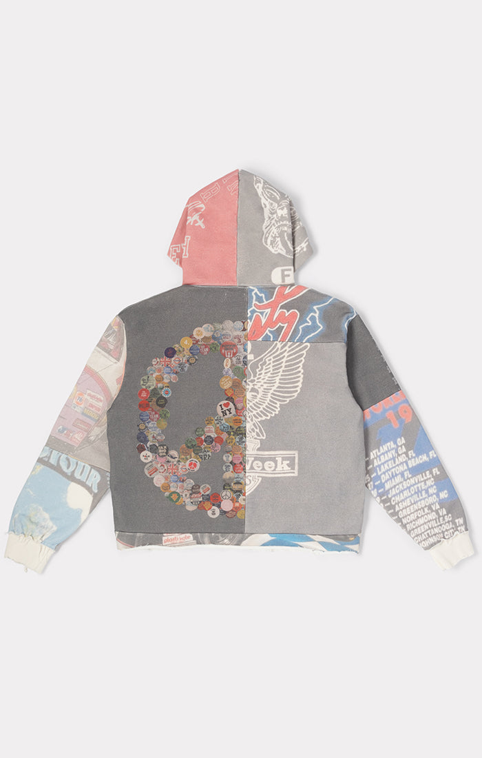 BLDG4 Brick Pullover Hoodie - Antique White (C61-6305)