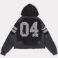 BLDG4 Frame Pullover Hoodie - Charcoal Art (C61-6302)