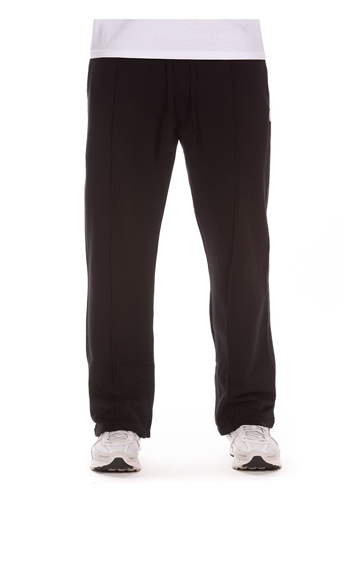 Black Billionaire Boy's Club BB Curve Sweatpants with logo details and drawstring waist