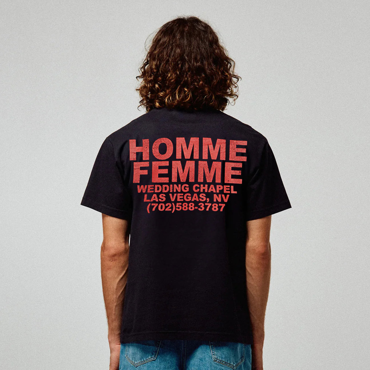 Homme + Femme "Chapel" Tee - Black