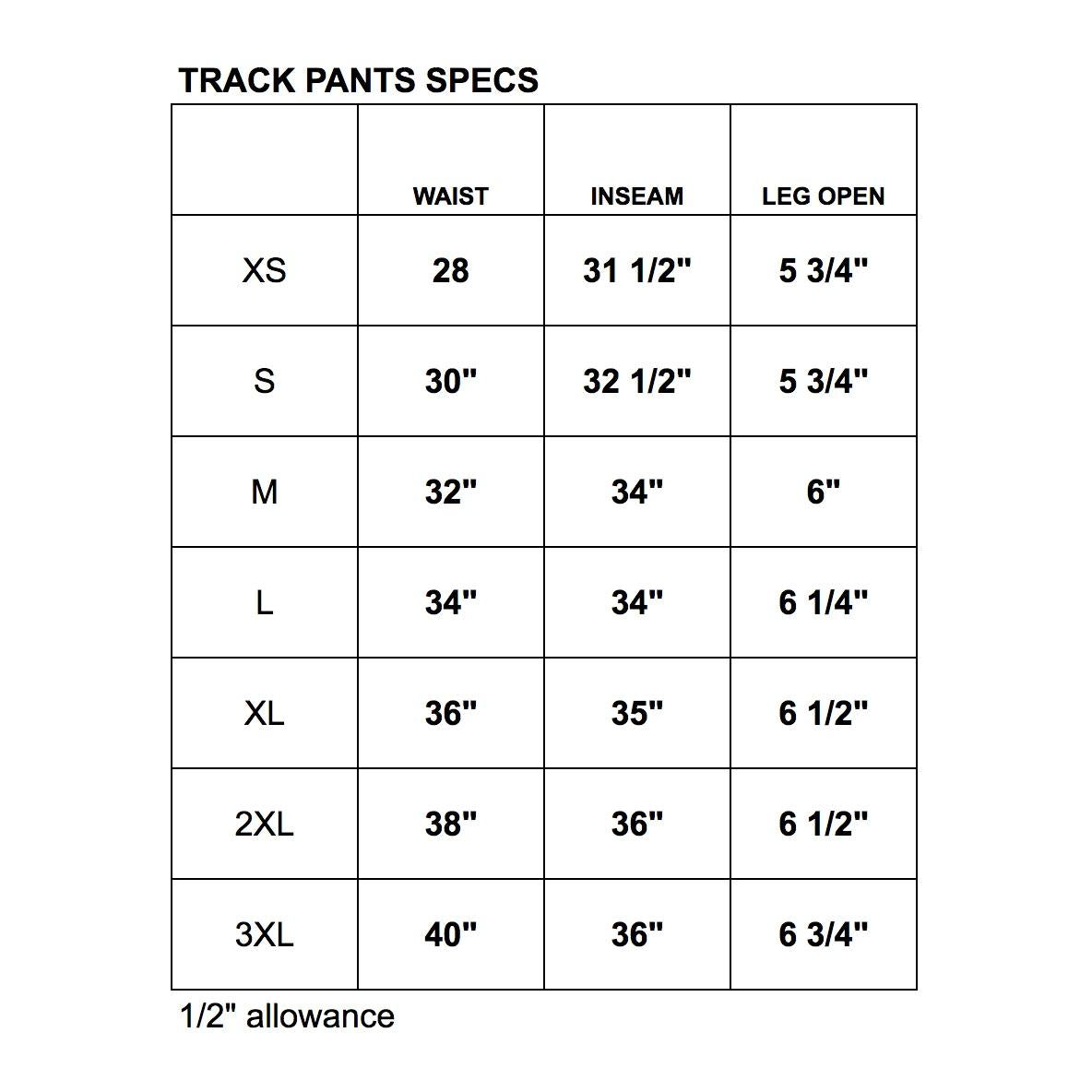 EPTM Black Track Pants w/White Stripe (EP7587)