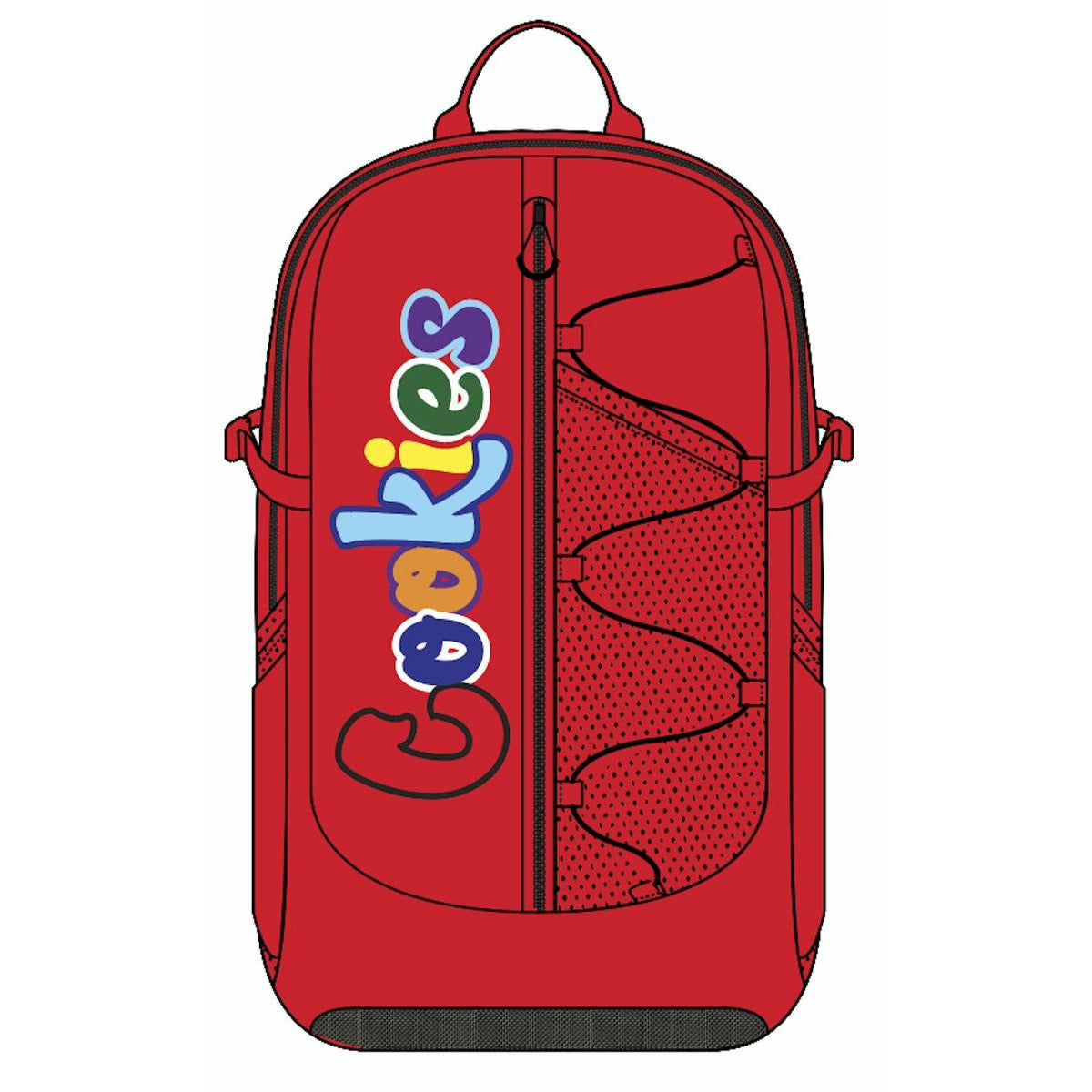 Cookies Smell Proof "The Bungee" Red Backpack (1550A4892)