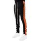 EPTM Black Track Pants w/Orange Stripe