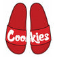 Cookies Original Logo Men's Red Slides (1550A4913)