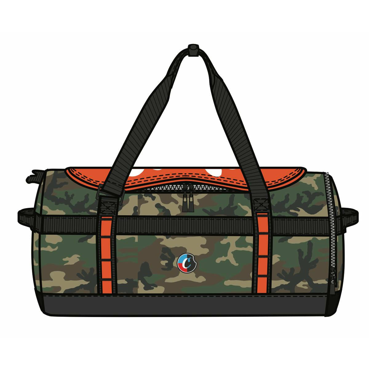 Cookies Parks Utility Smell Proof Nylon Duffel Olive Camo Bag