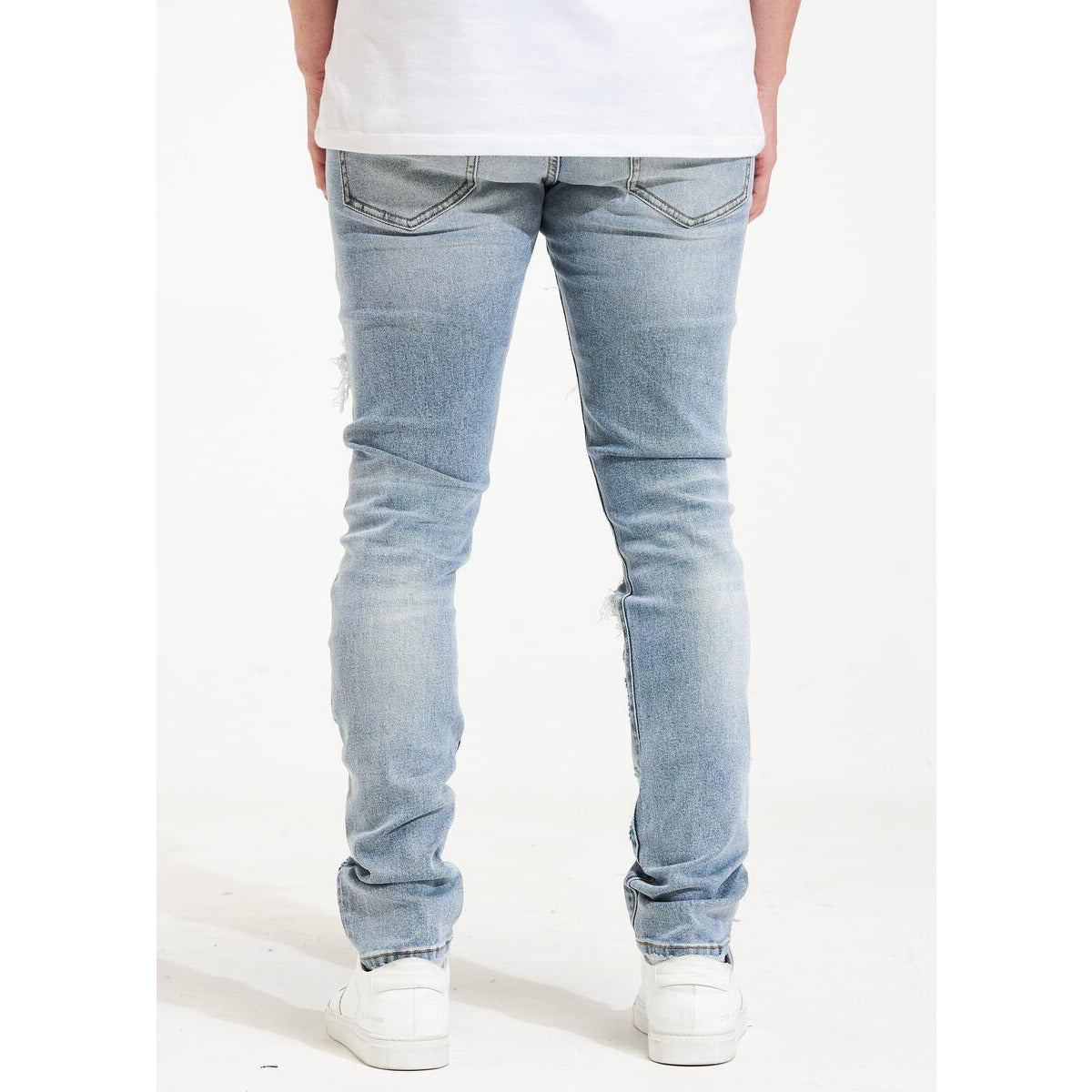 Embellish Fetch Ripped Light Blue Jeans (EMBSP222-121)