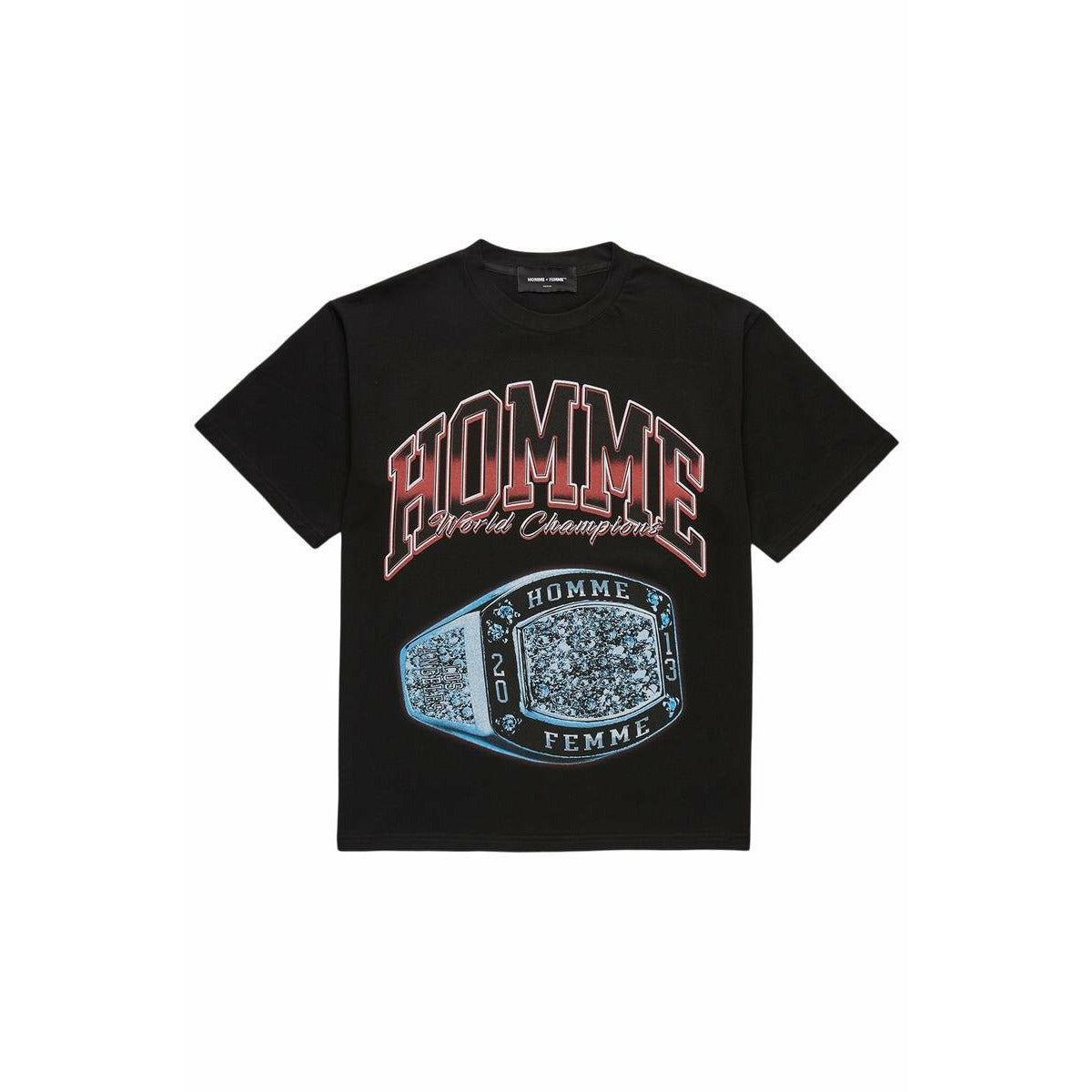 Homme + Femme Black/Red World Champs Tee