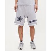 Pro Standard Dallas Cowboys Logo Pro Team Shorts - Gray (FDC340424)