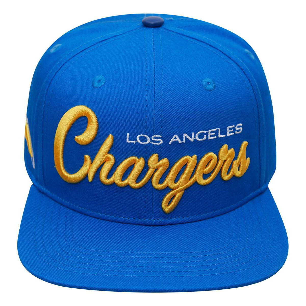 Pro Standard Los Angeles Charger Script Wordmark Blue Snapback