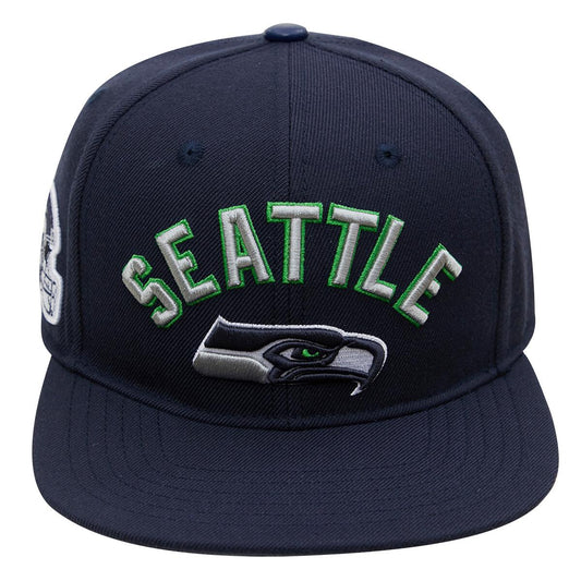 Pro Standard Seattle Seahawks Stacked Logo Navy Snapback