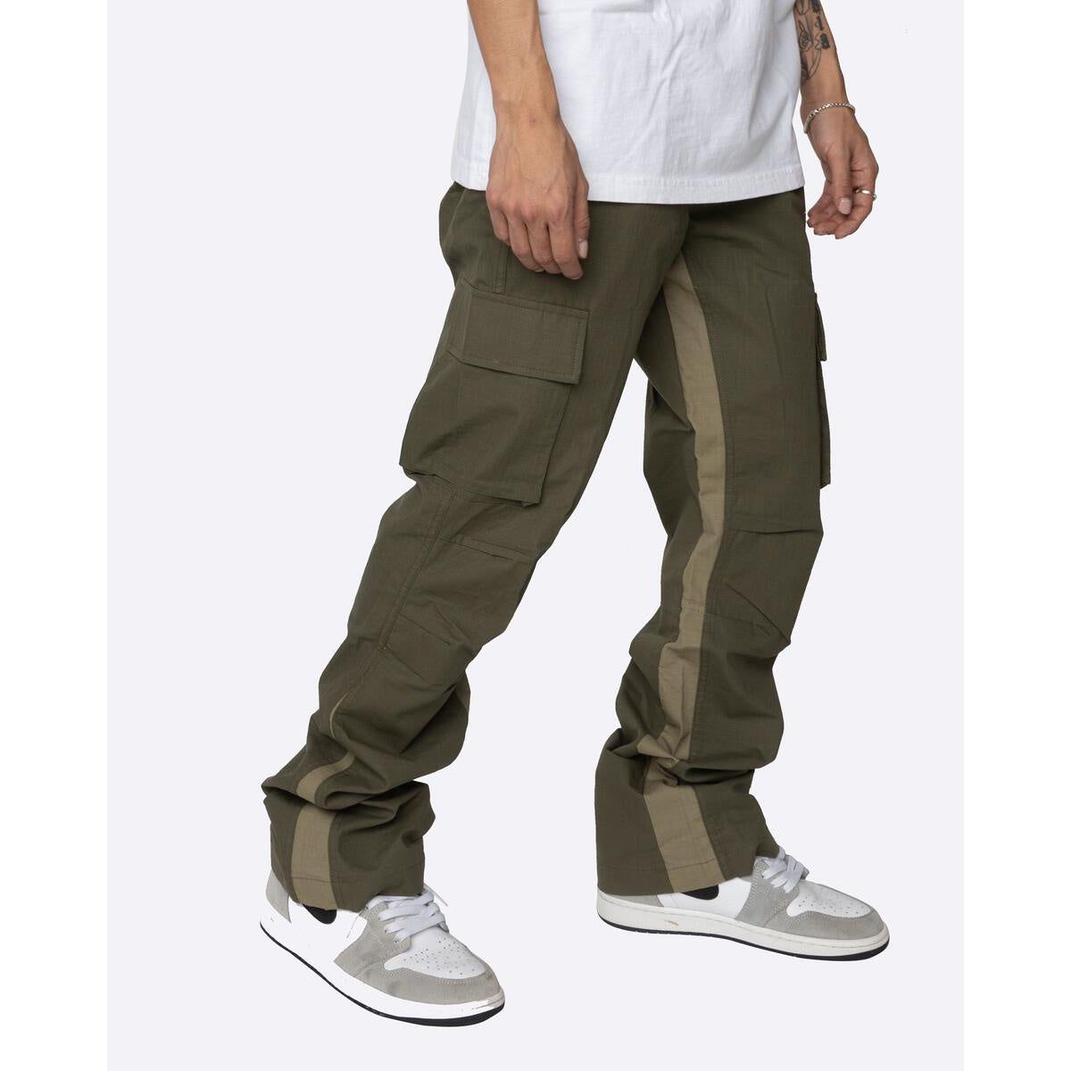 EPTM Olive Flare Cargo Pants (EP10281)