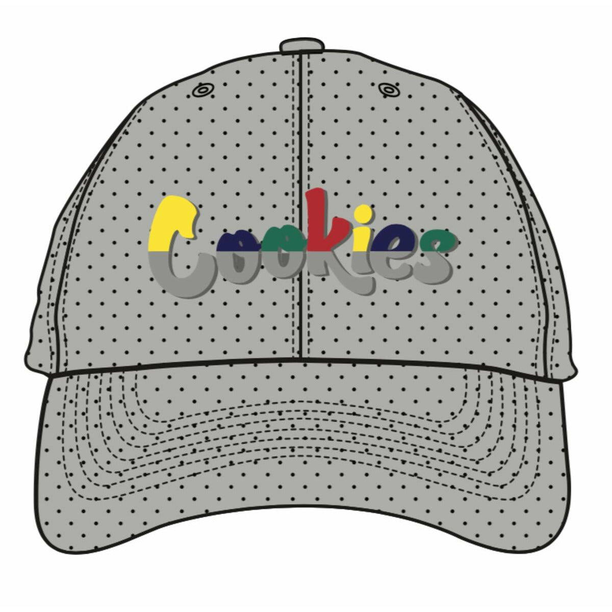  Stylish and comfortable Cookies Catamaran Mesh Grey Dad Hat for men