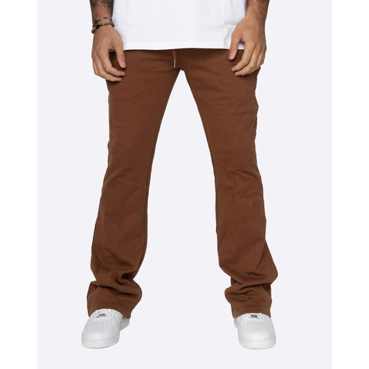 EPTM French Terry Flare Pants - Brown (EP10431)