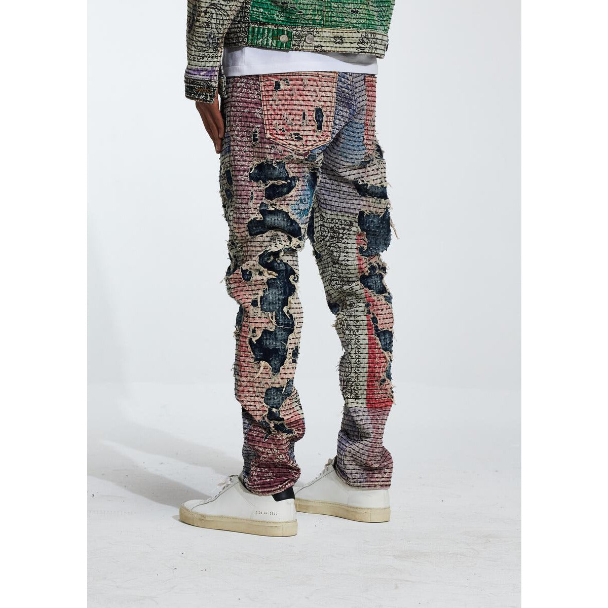 Trendy Embellish Sunview Multi Ripped Denim with stylish destruction