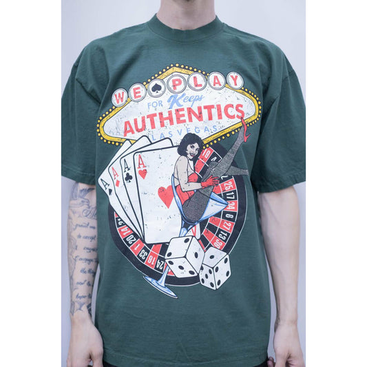 Authentics Aces Tee - Forest Green