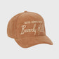 Homme Femme "Hotel" Brown Corduroy Hat (HFSS2022129-4)