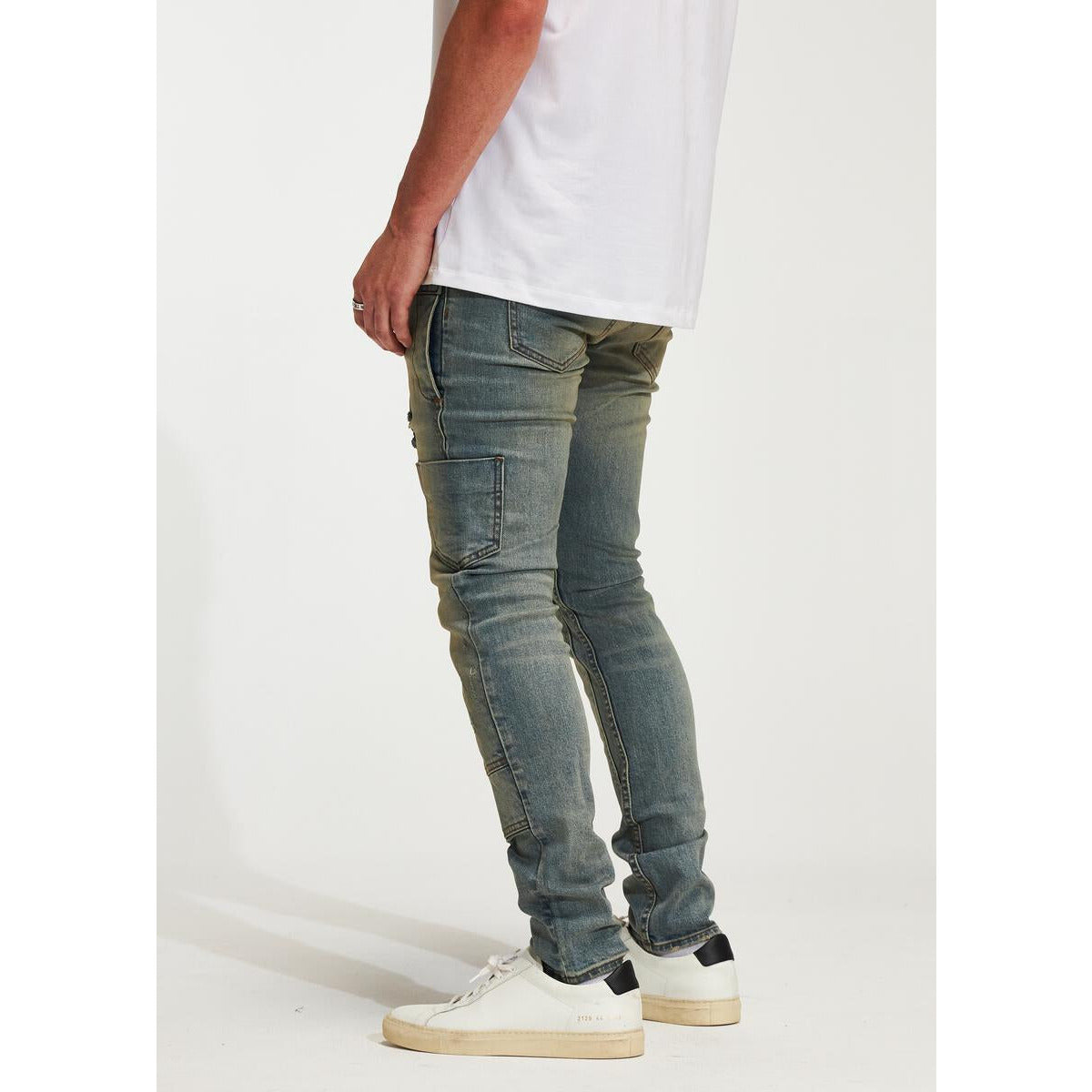 Embellish Hart 2.0 Ripped Sand Blue Jeans (EMBSP123-2)