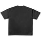 Retrovert Paradise Black Tee - vintage-inspired graphic t-shirt with palm tree design