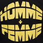 Homme + Femme Respect Tee - Black & Yellow