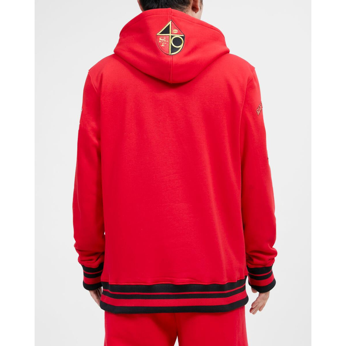 Classic FM Embroidered Red Hoodie
