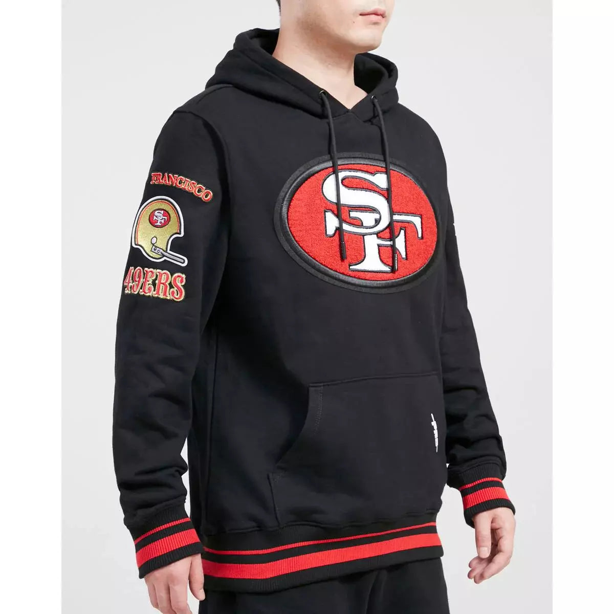 Black top 49ers hoodie