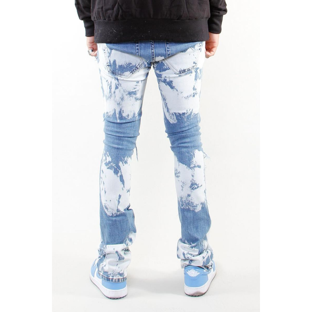 COOPER 9 Bleach 506 Border Patch Stack Jeans - 2250606 – Fresh Society