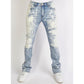 Dark blue Politics Jeans Light Blast Stacked Flare (Barlow504) product image