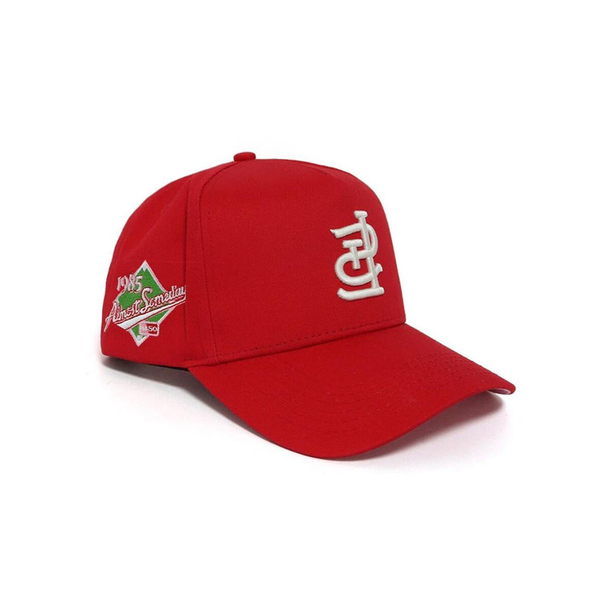 Almost Someday "STL" Red/Pink Underbrim Snapback