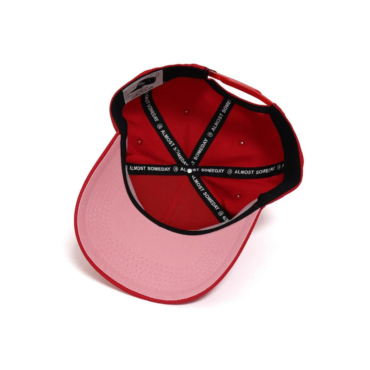 Almost Someday "STL" Red/Pink Underbrim Snapback