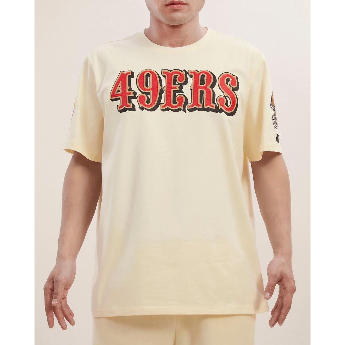 Pro Standard San Francisco 49ers Tackle Twill SJ Tee - Eggshell (FS4143456-EGG)