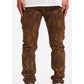 Crysp Denim Kai Stacked Brown Denim Jeans (CRYSPHOL23-09)
