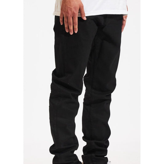 Crysp Denim Atlantic Regular Black Denim Jeans (CRYSPHOL23-13)