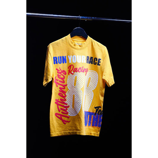 Authentics "Run Your Race" Tee - Yellow