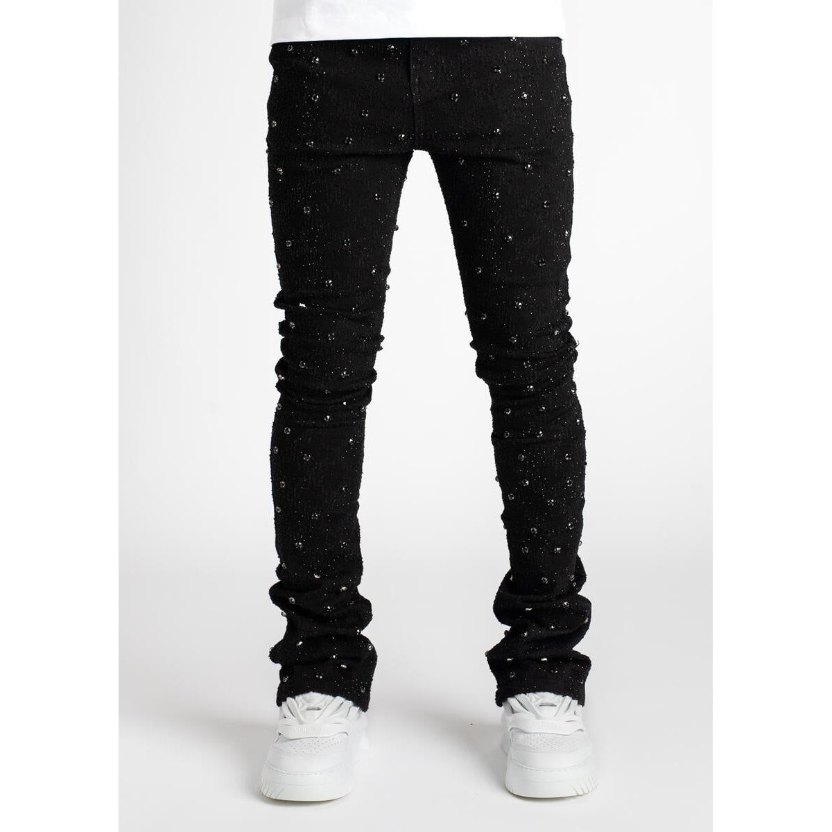 Guapi All Black Embellished Denim Jeans – Fresh Society