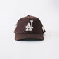 Almost Someday "LA Chainstitch" Brown Snapback Hat