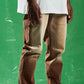 Embellish Saddle Tabacco Wash Denim Jeans in dark blue, distressed wash, and slim fit