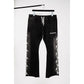 Authentics "Barbed Wire" Flare Sweatpants - Vintage Black