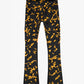 Valabasas Commander Hornet Strike Stacked Flare Jeans - high-rise denim with distressed details and frayed hems