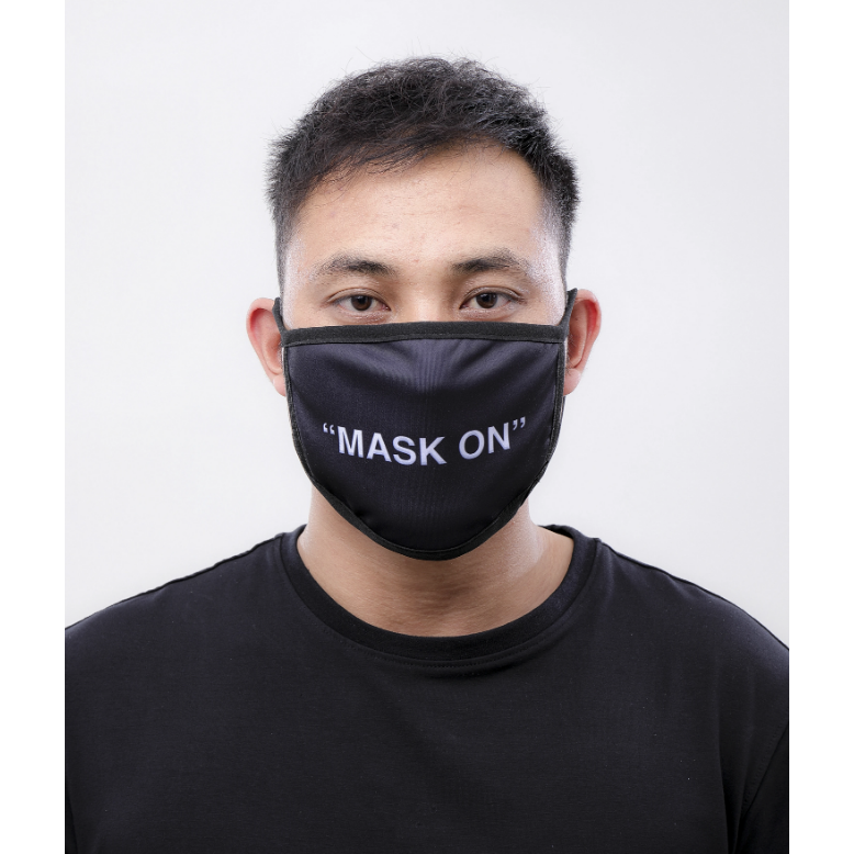 Hudson "Mask On" Face Mask in Black