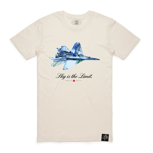 Hasta Muerte "100 Sky Is The Limit" Natural Tee