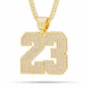 King Ice "The 23" Necklace - Gold