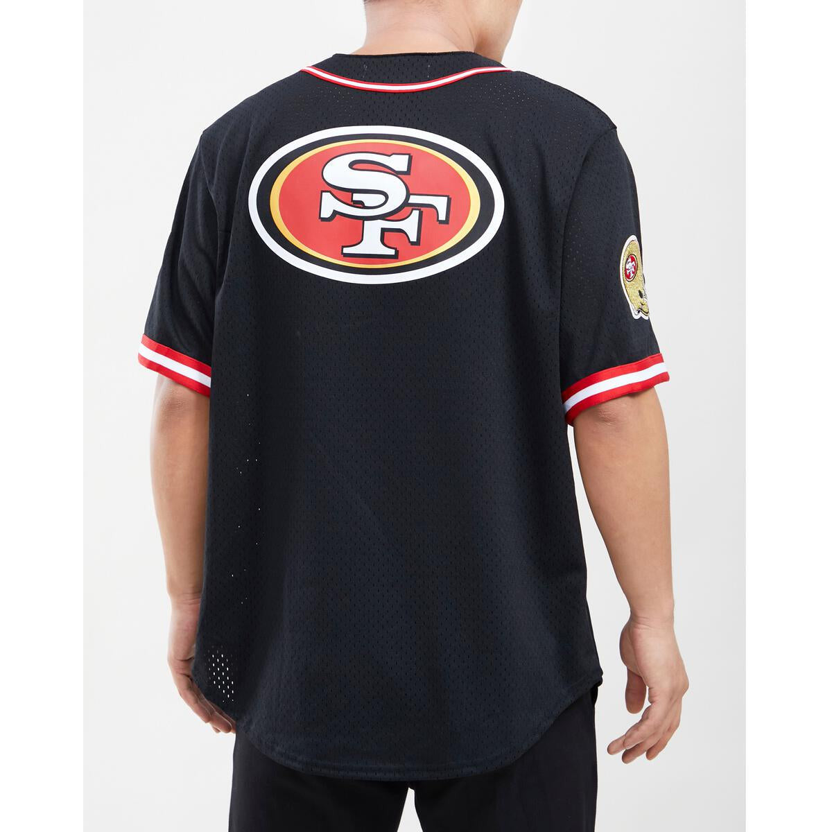 NFL The Faithful 49ers Mesh Top - Black